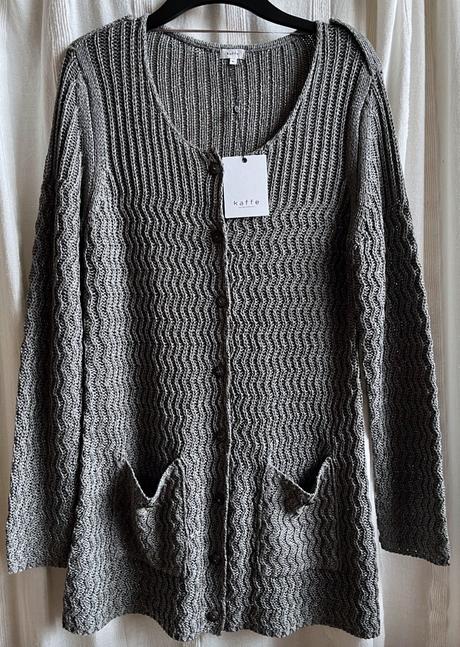 Kaffe dlhší kardigan vel.m, m