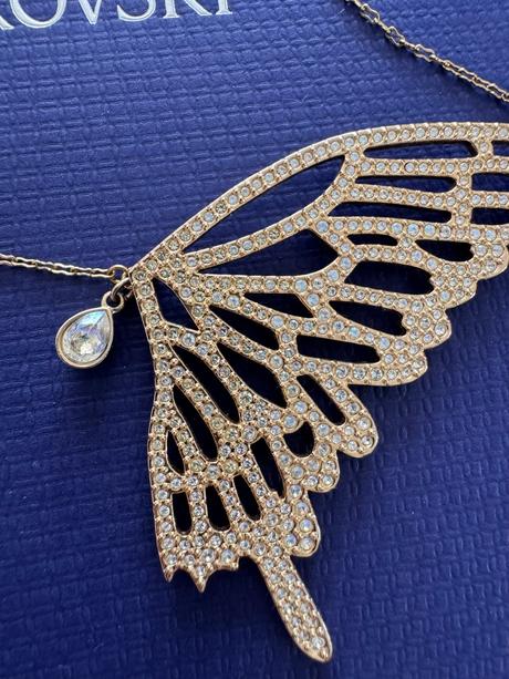 Swarovski - náhrdelník s motýľom, swarovski
