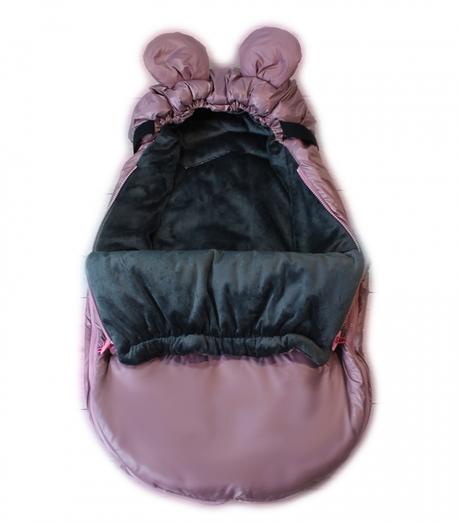 Nepremokavý fusak s uškami miki, fleece,