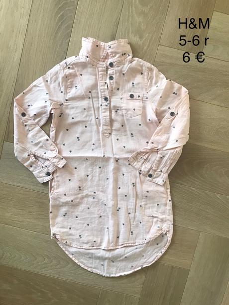 Košeľové šaty, h&m,110