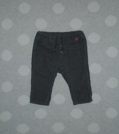 Podšité nohavice na 4 až 6 mesiacov, h&m,68