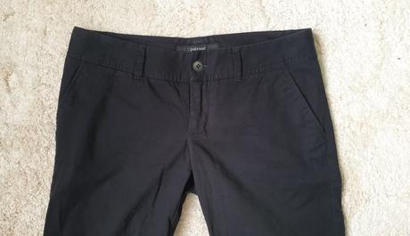 Zara basic cierne nohavice, zara,s