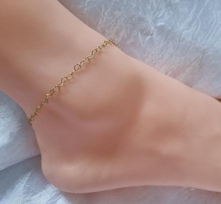 Srdiečková retiazka na nohu,