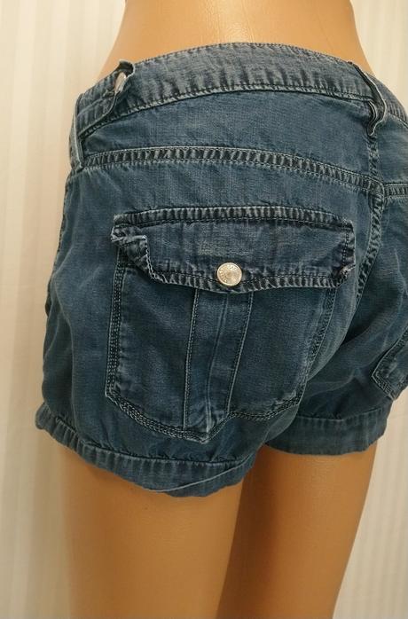 Dámske modré šortky, shorts, s, s