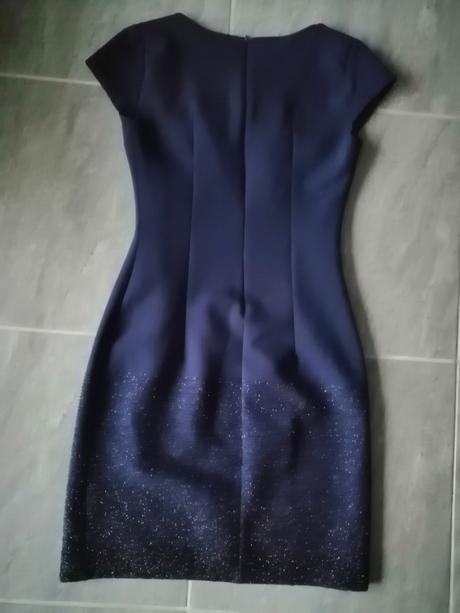 Tmavomodré šaty trendup v38, 38