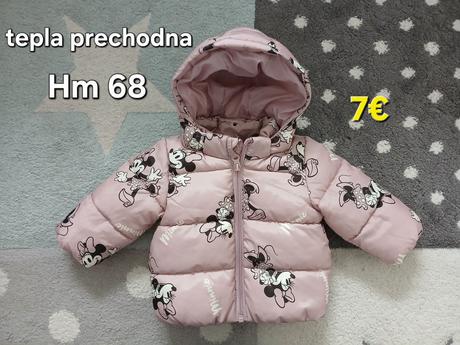 Prechodna bunda minnie 68, h&m,68