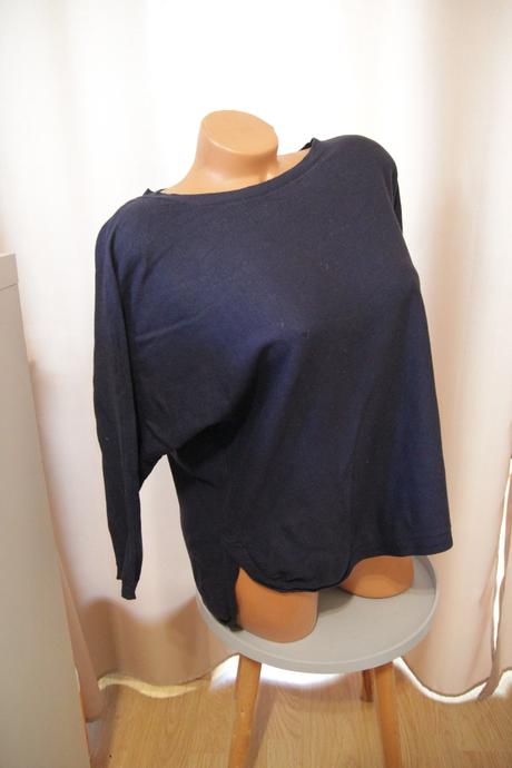 Tmavo modrý sveter, m/l, m