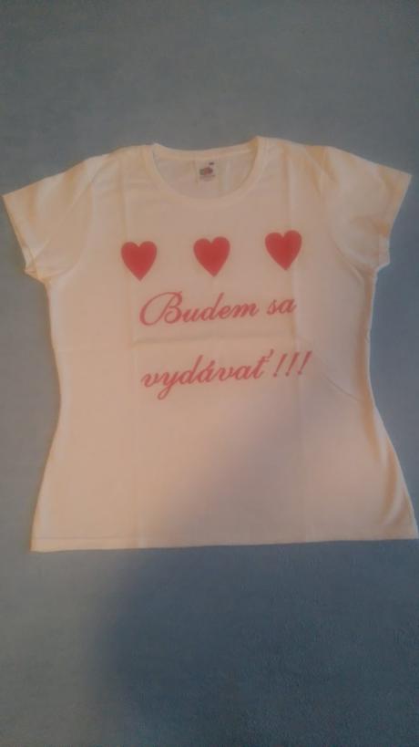 Dámske tričko s nápisom, m