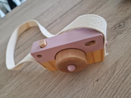 Drevený foťák hračka, 