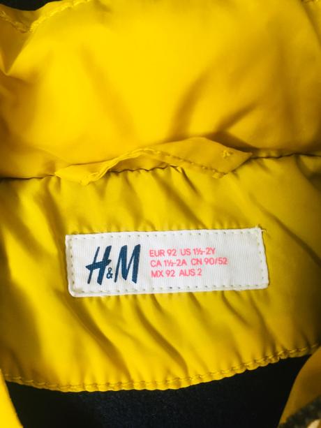 Detská tepla vesta, h&m,92