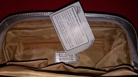 Strieborna kabelka elega, 