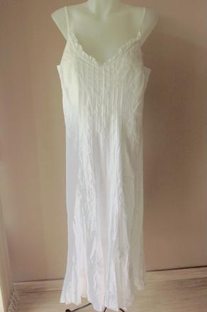 Ľanovobavlnene šaty /22, marks & spencer,46