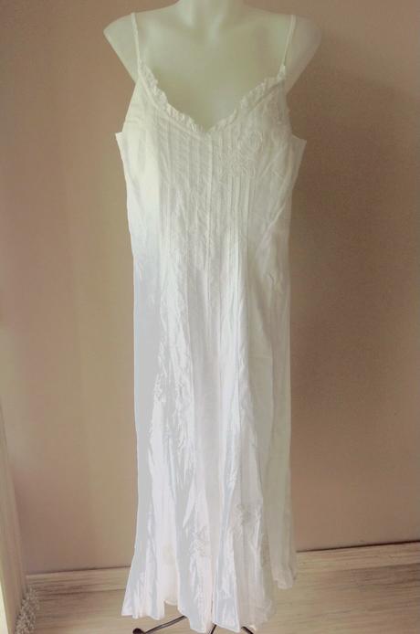 Ľanovobavlnene šaty /22, marks & spencer,46