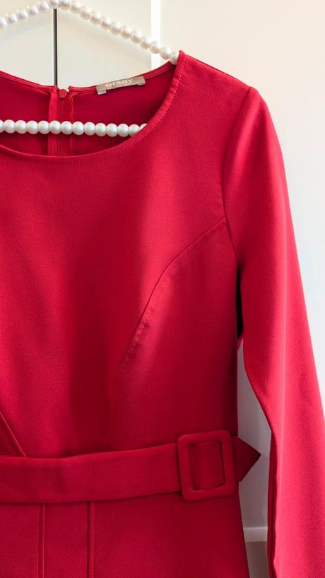 Červené šaty orsay, orsay,s