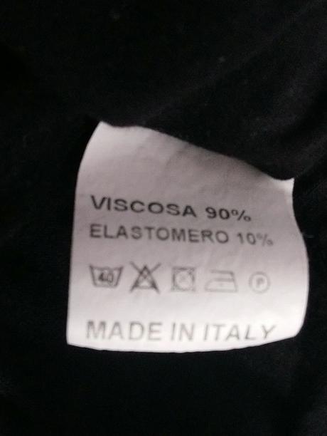 Dámske čierne elastické legíny, michelangelo italy, l
