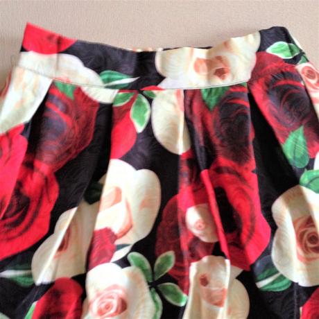 Graffiti midi vintage floral sukna  s/m/l, l / m / s