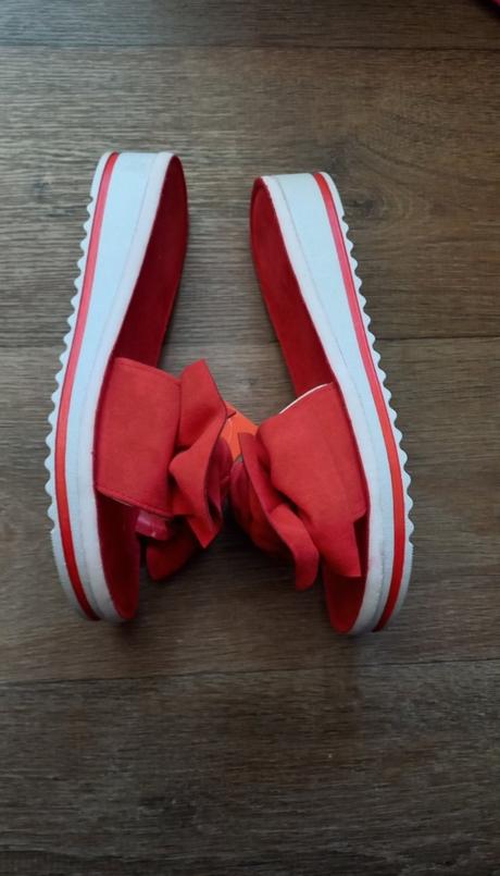 Nové červené šľapky veľ. 41, 41