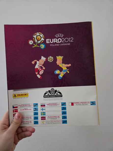 Euro 2012 zošit na nálepky, 