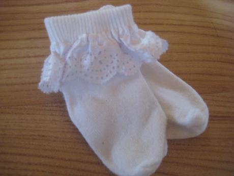 Ponožtičky s krajkou na 6 - 12 mesiacov, 2 ks, 19