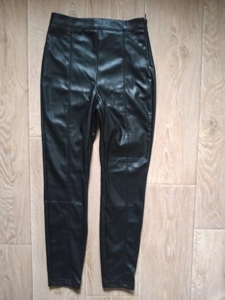 Koženkové legíny clockhouse, clockhouse,s