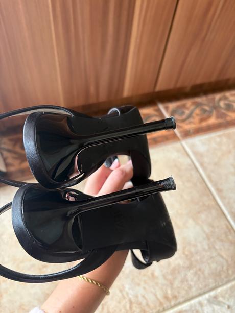 Sandále na opätku - 35, zara,35