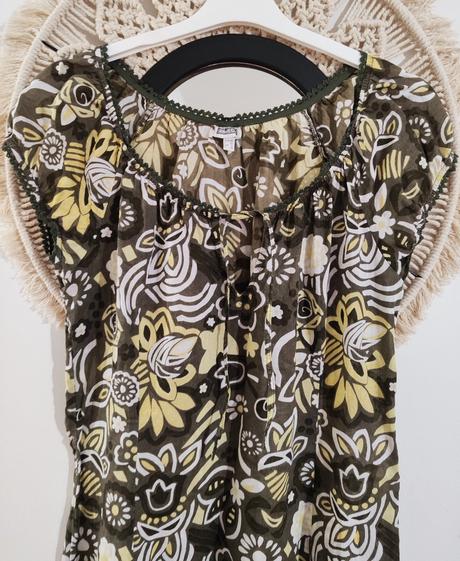 Letné olivové šaty, street one,m