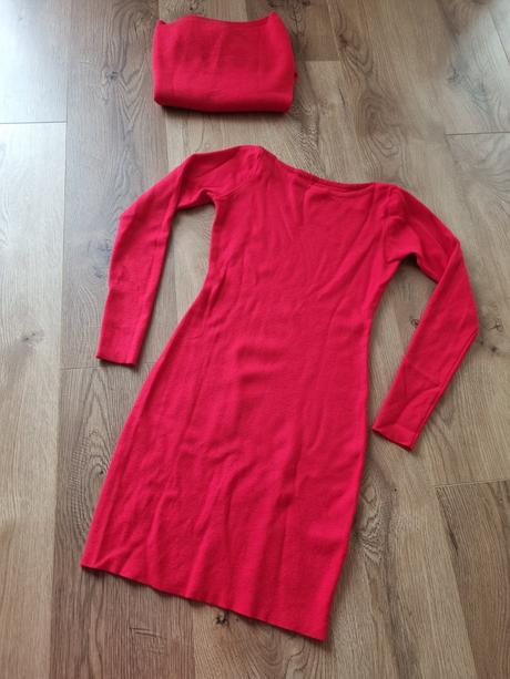 Šaty a crop sveter ako prehoz, xs