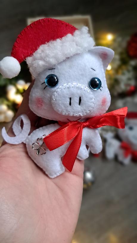 Vianočná ozdoba prasiatko,