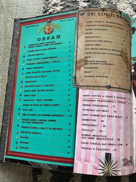 Harry potter filmové čary, 