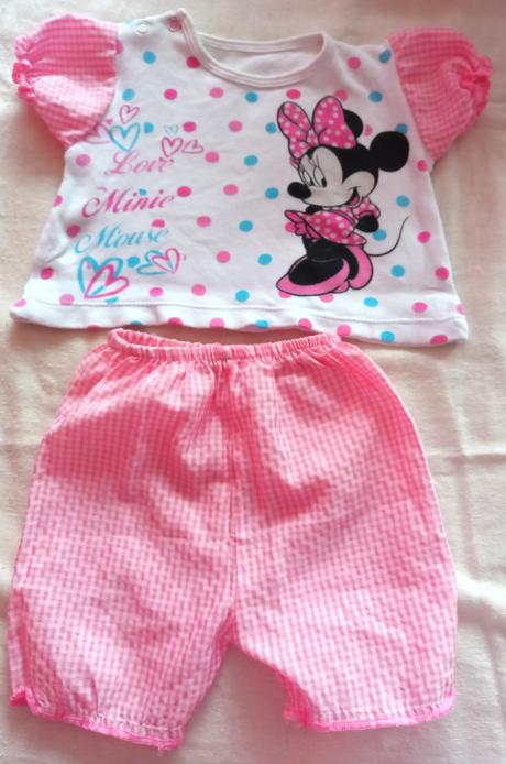 Minnie mouse ruzova letna suprava, 62