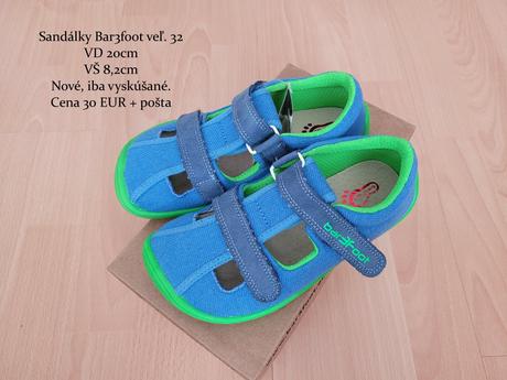 Bar3foot sandálky, 32