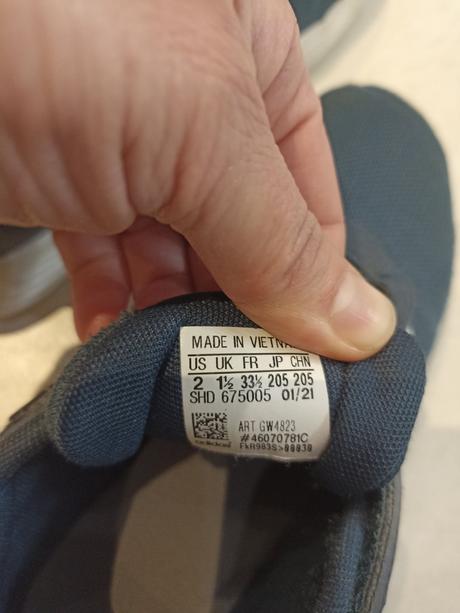 Tenisky adidas, v. 33 1/2, adidas,33