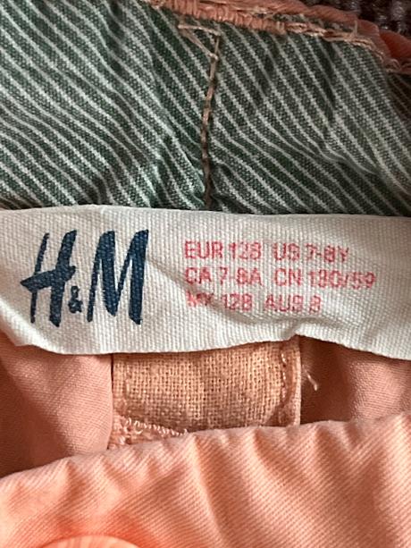 Kraťasy, h&m,128