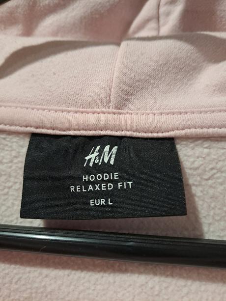 H&m baby pink hoodie oversize, h&m,l