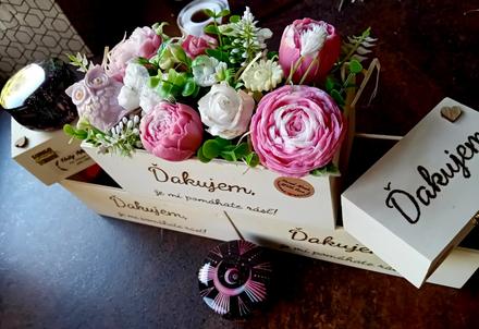 Drevený box- ďakujem, že mi pomáhate rásť, 