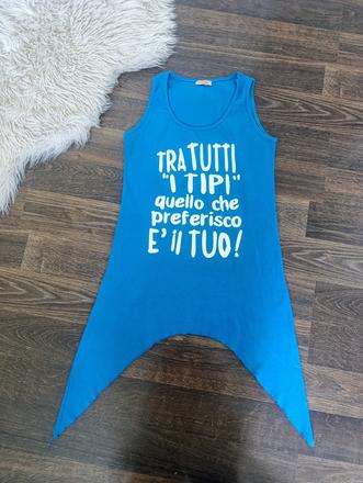 Predĺžené asymetrické tričko, s