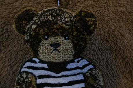 Hunata kvalitna, krasna damska mikina s medvedom, l