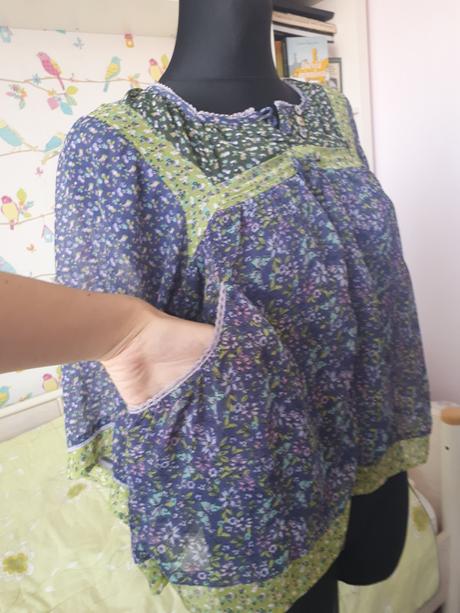 Farebná voľná blúzka, next,140