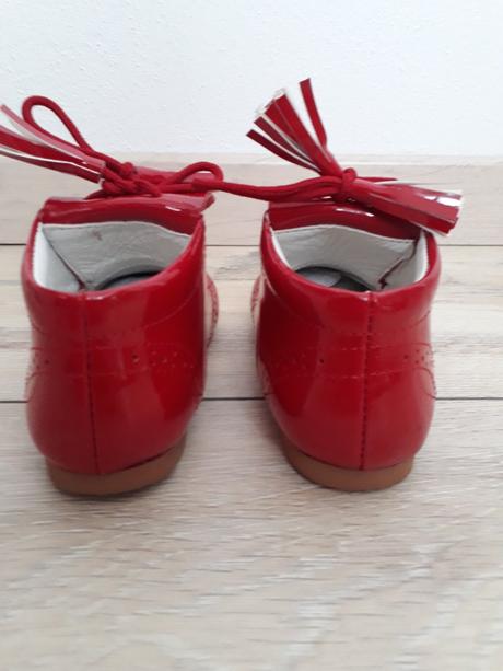 Lakované kožené topánky panache kids, 24