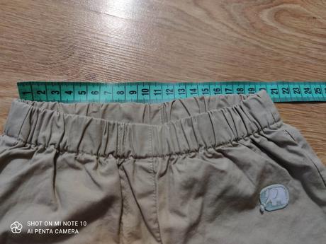 Zateplene nohavice, len oprane, vertbaudet,80