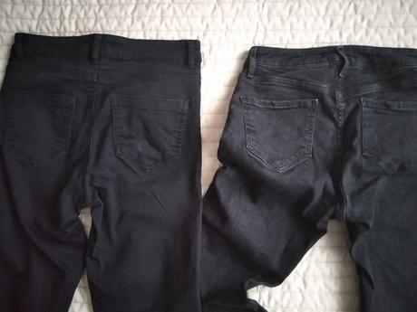 2x rifle s vysokým pásom, denim,34