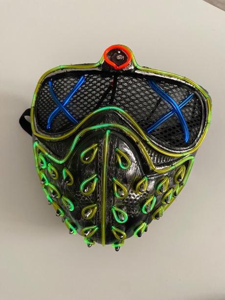 Masky na tvar (svietiace), 