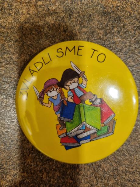 Odznak - zvládli sme to 7cm,