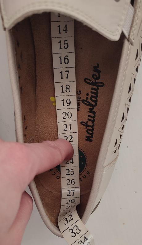 Dámske kožené letné topánky naturläufer 40/41, 40