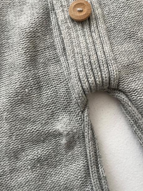 Overal jesenný pletený, 74