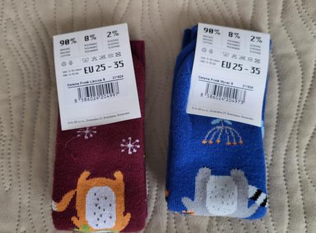 2 páry ponožiek velk. 25-35, 25