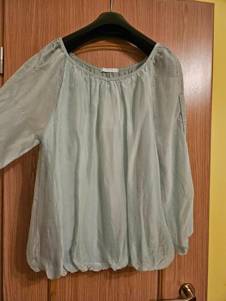 Bledo modrá blúzka v. l, l