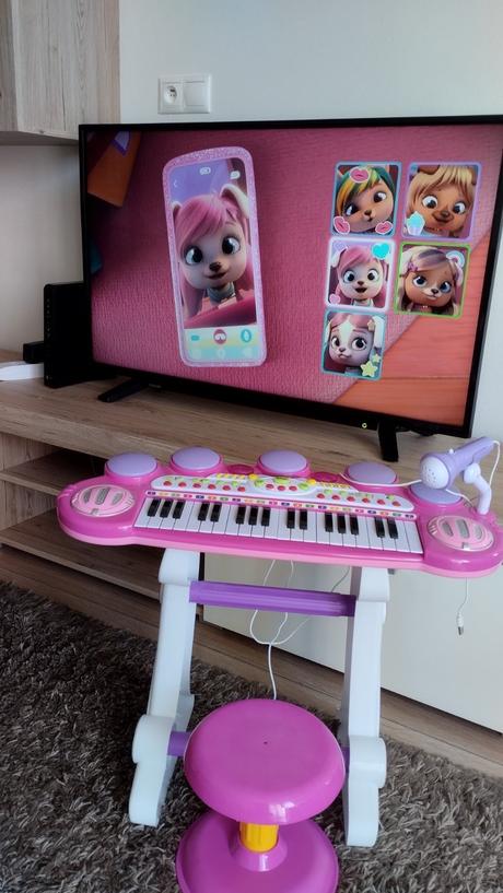 Detský klavír so stoličkou,