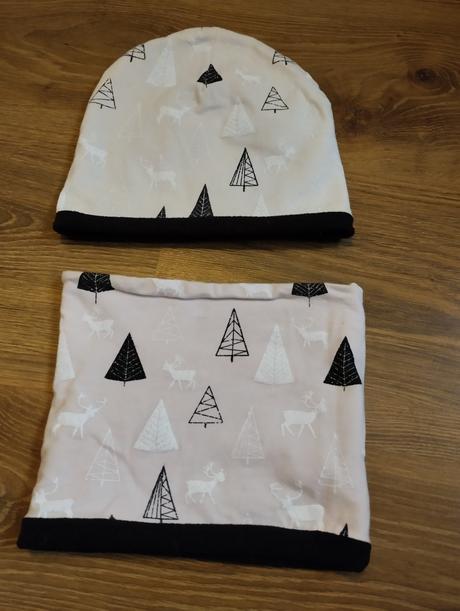 Zateplená čiapka + nákrčník, 104