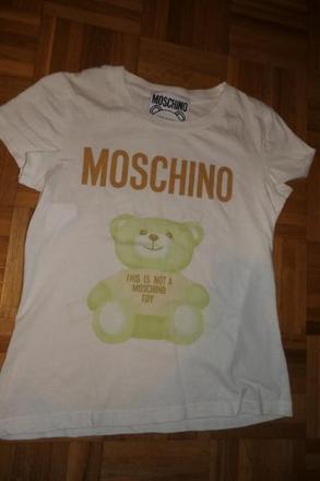 Moschino bear original damske bavlnene s/m, moschino,s